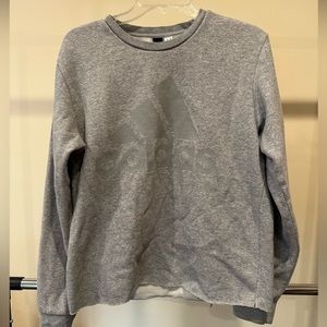 Adidas grey hoodie size S